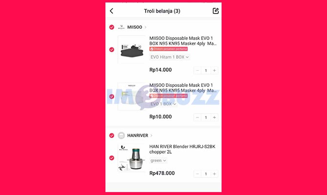 Selesai Melihat Keranjang Belanja TikTok