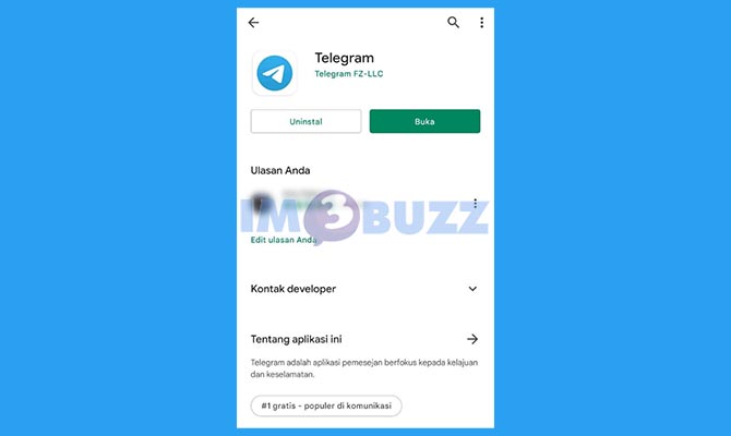 Selesai Memperbarui Telegram di Android