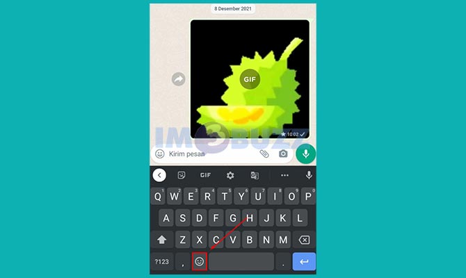 Tap Ikon Emoji Baru di Whatsapp