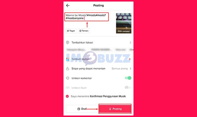 Upload Video TikTok