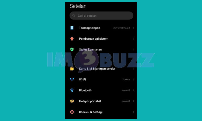 Buka Menu Setelan di HP Xiaomi