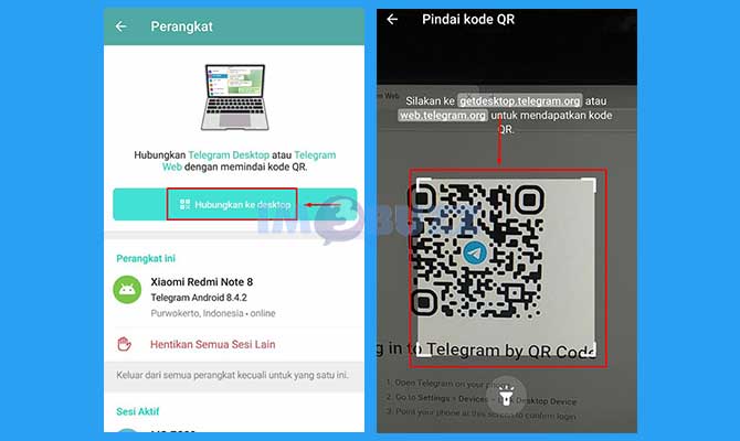 Lakukan Scan Kode QR