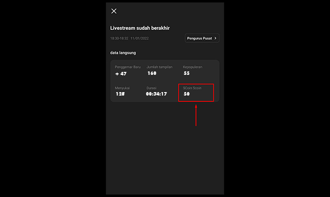 Mendapatkan Scoin di Snack Video