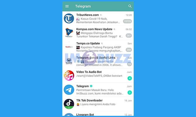 Buka Telegram Untuk Membuat Akun VTube