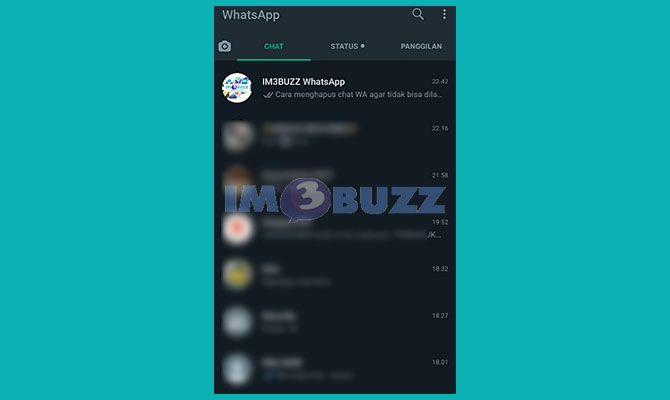 Buka Whatsapp Untuk Hapus Pesan Agar Tidak Bisa Dilacak