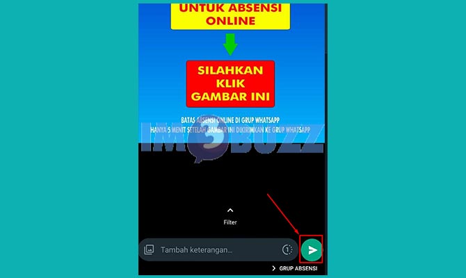 Kirim Absensi di Grup