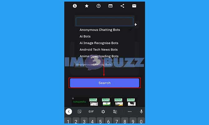 Lakukan Mencari Bot di Telegram