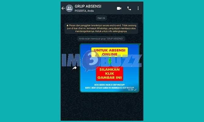 Selesai Membuat Absensi di Whatsapp Tanpa Aplikasi