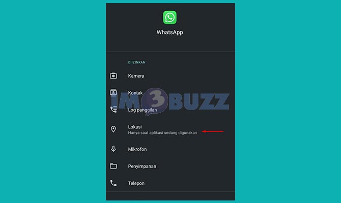 Selesai Mengaktifkan Izin Share Lokasi di WA