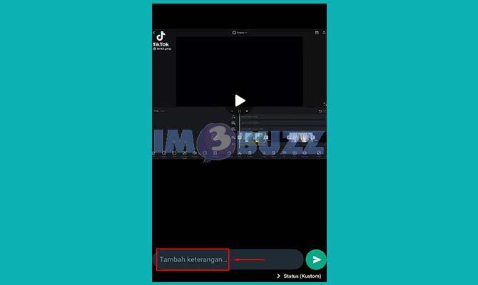 Tambahkan Caption Status WA
