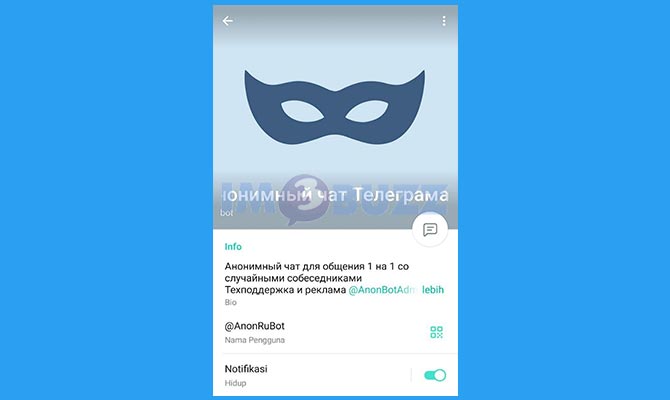 Bot Telegram Chat AnonRuBot