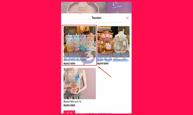 Pilih Produk di TikTok Shop