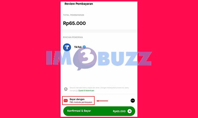 Ganti Metode Bayar TikTok Shop di GoPay