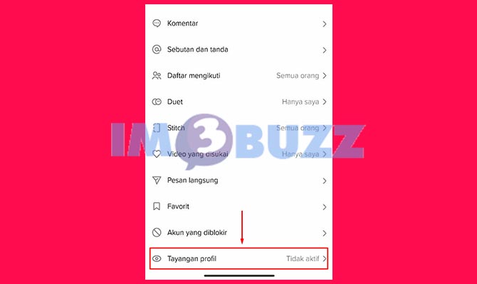 Ketuk Tayangan Profil TikTok