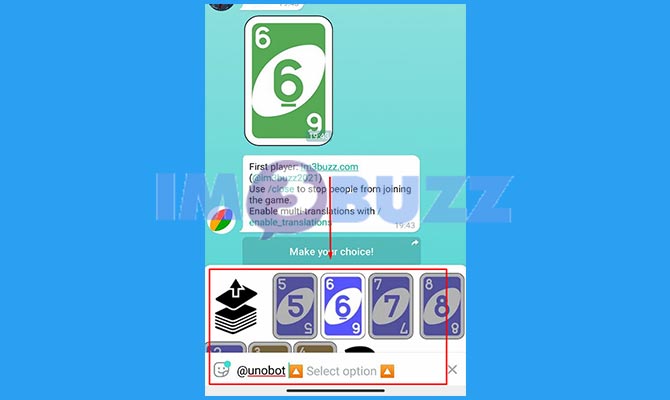 Lakukan Main Uno di Telegram