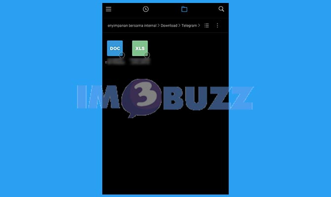Selesai Melihat Unduhan Telegram di File Manager