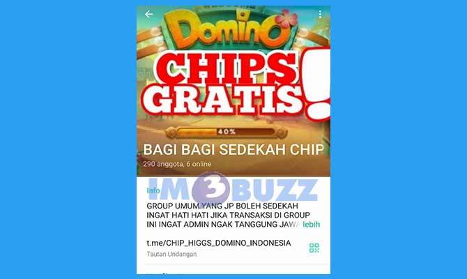 BAGI BAGI SEDEKAH CHIP DOMINO INDONESIA