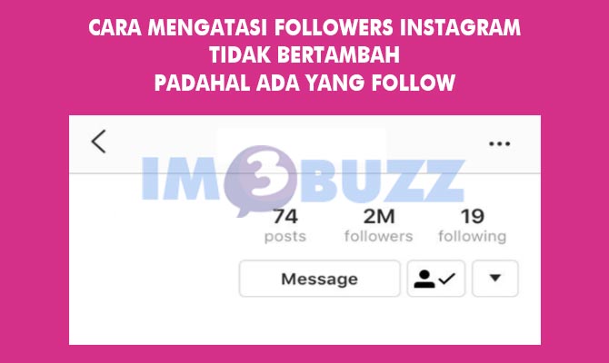 Cara Mengatasi Followers Instagram Tidak Bertambah Padahal Ada yang Follow