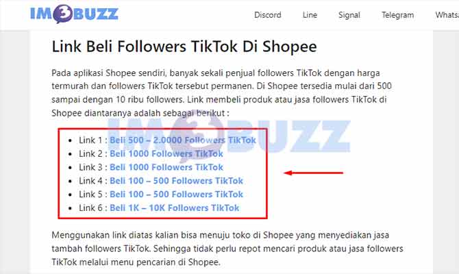 Dapatkan Link Beli Followers