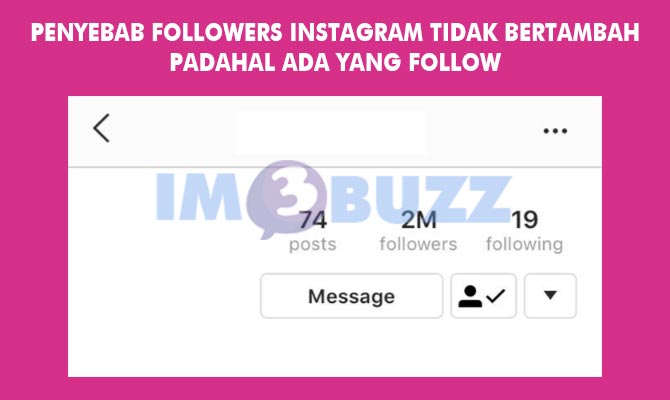 Penyebab Followers IG Tidak Bertambah