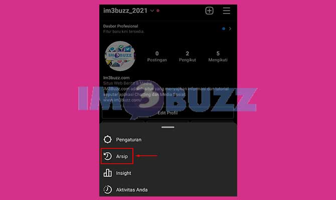 Pilih Arsip Instagram