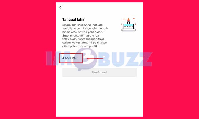 Selesai Melihat Tanggal Lahir Di TikTok