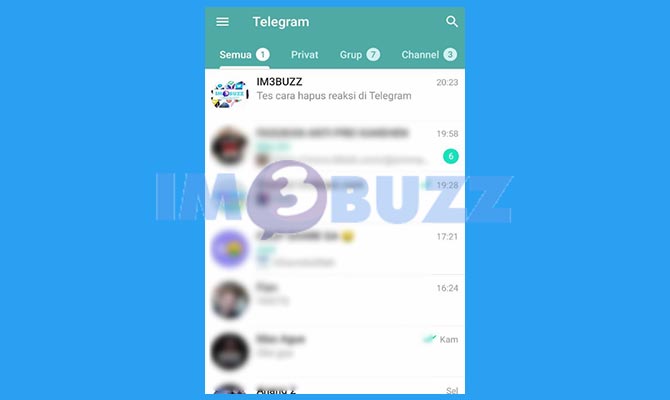 Buka Aplikasi Telegram Untuk Hapus Tanggapan Emoji