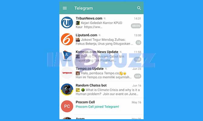 Buka Aplikasi Telegram Untuk Mengganti Bahasa