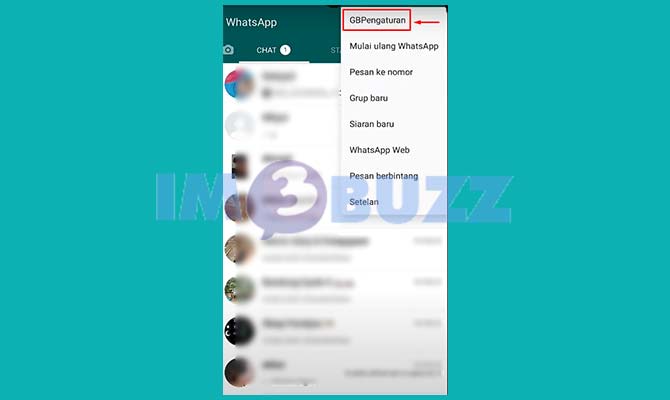 Pilih GB Pengaturan Untuk Membuat Status WA Seperti Instagram