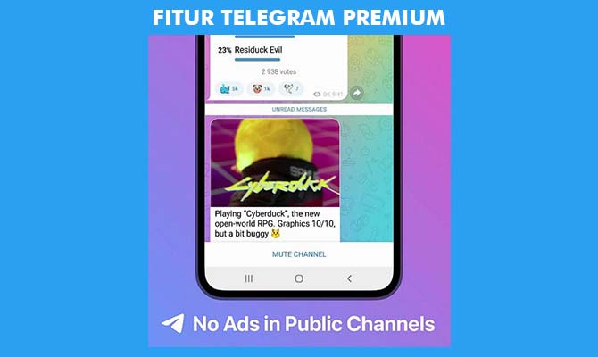 Telegram Premium Bebas Iklan
