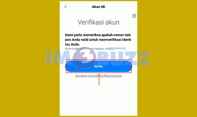 Dapatkan Kode Verifikasi Akun Mi Untuk Menghapus Akun