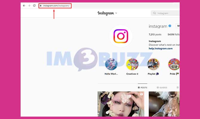 Dapatkan URL Profil IG Orang Lain