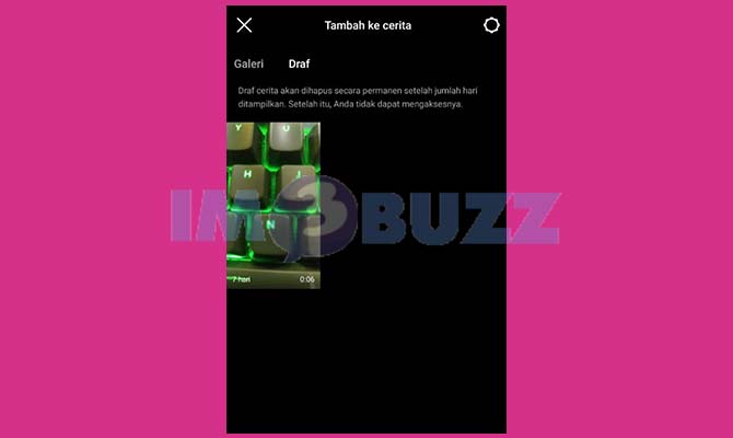 Selesai Melihat Draft di Story Instagram