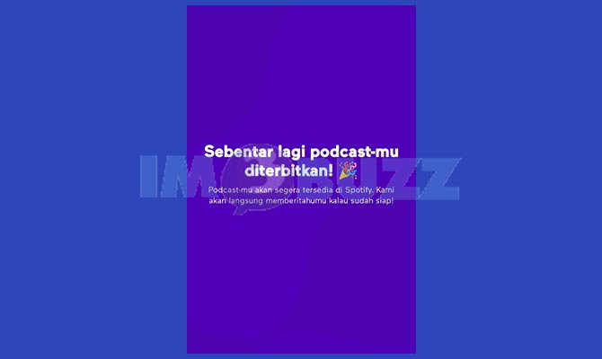 Selesai Membuat Podcast Spotify