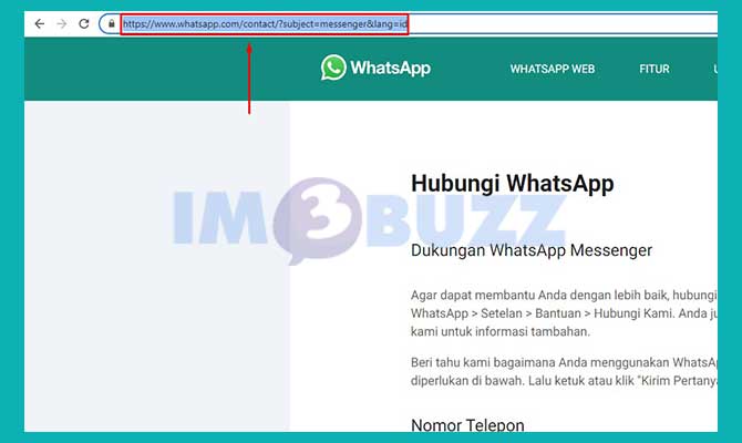 Kunjungi Pusat Bantuan Whatsapp