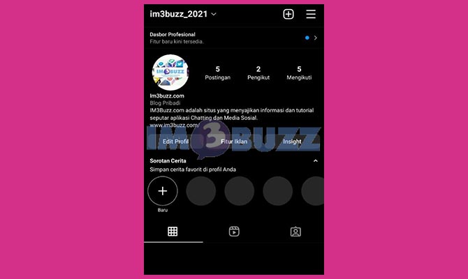 Buka Profil Instagram