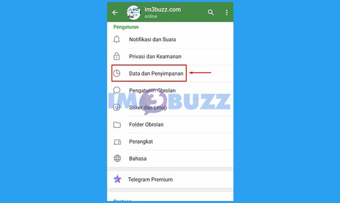 Ketuk Data dan Penyimpanan