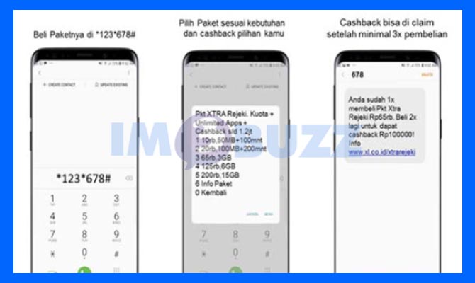 Kode USSD Paket Internet XL Murah