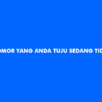 Nomor Yang Anda Tuju Sedang Tidak Aktif