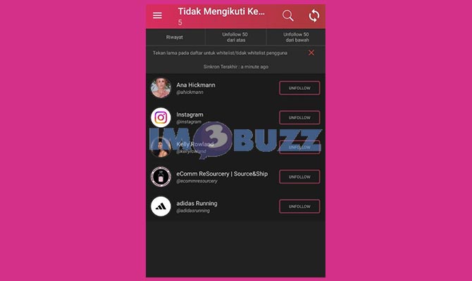 Selesai Melihat Akun Yang Tidak Follback Di Instagram