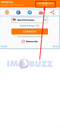 4. Buka Menu Stealth Settings