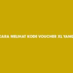 Cara Melihat Kode Voucher XL yang Rusak