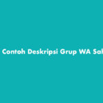 Contoh Deskripsi Grup WA Sahabat