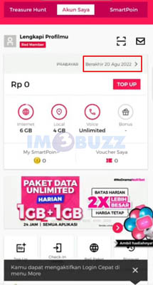 cara melihat masa aktif kartu smartfren