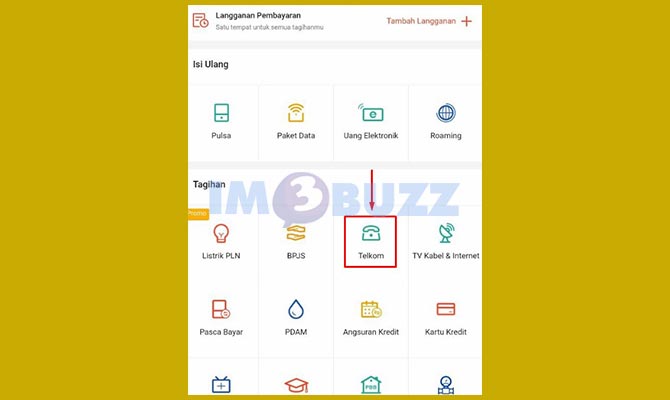 Pilih Tagihan Telkom