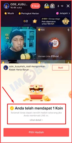 6 Koin Hadian Berhasil Kamu Dapat