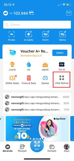 Buka Aplikasi DANA 1