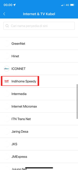 Pilih Indihome Speedy