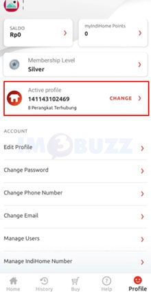cara melihat nomor IndiHome di android