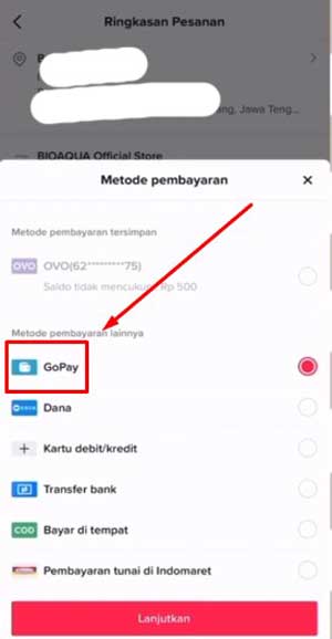 Pilih Metode Pembayaran